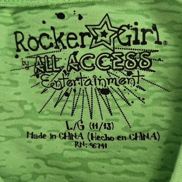 St Patrick's Day Tee Jrs Sz Large Short Sleeve Burn Out Material Euc - Picture 2 of 7